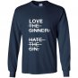 Love the sinner hate the sign Long Sleeve Gildan