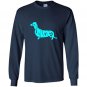 Low rider wiener dog daschund Long Sleeve Gildan