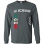 Mens air accordion mexico Long Sleeve Gildan