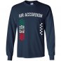 Mens air accordion mexico Long Sleeve Gildan