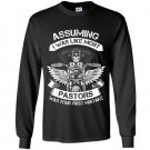 Mens assuming biker pastor ver 2 Long Sleeve Gildan