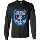 Mens coast guard proud uncle Long Sleeve Gildan