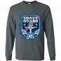 Mens coast guard proud uncle Long Sleeve Gildan