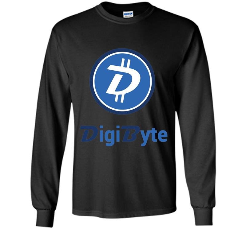 Mens digibyte heather Long Sleeve Gildan