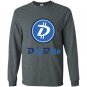 Mens digibyte heather Long Sleeve Gildan