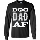 Mens dog dad af Long Sleeve Gildan