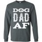 Mens dog dad af Long Sleeve Gildan