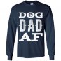 Mens dog dad af Long Sleeve Gildan