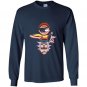 Mens evil morty Long Sleeve Gildan