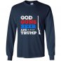 Mens god guns beer and trump 2nd amendment 4th of july Long Sleeve Gildan