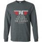 Mens pa the man the myth the legend fathers day Long Sleeve Gildan