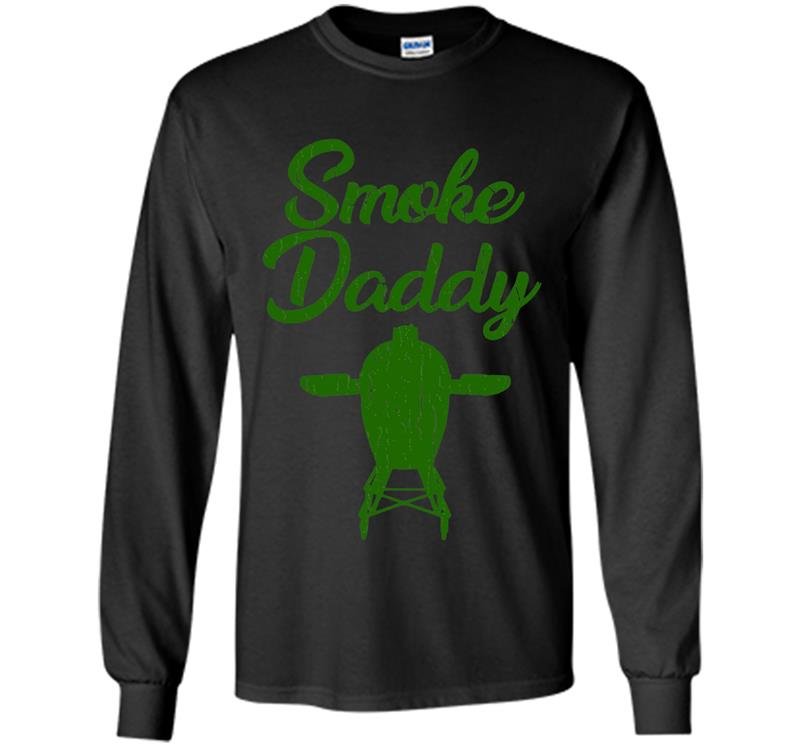 Mens smoke daddy green egg Long Sleeve Gildan