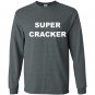Mens super cracker Long Sleeve Gildan