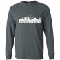 Mens vegas strong Long Sleeve Gildan
