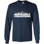 Mens vegas strong Long Sleeve Gildan