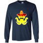 Mexican octopus with mustache and sombrero funny tee Long Sleeve Gildan