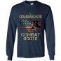 My granddaughter wears combat boots Long Sleeve Gildan