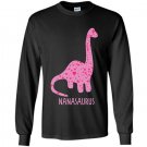 Nanasaurus rex grandma nana mothers day 2017 gift Long Sleeve Gildan
