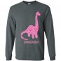 Nanasaurus rex grandma nana mothers day 2017 gift Long Sleeve Gildan