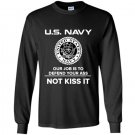 Us navy tee Long Sleeve Gildan