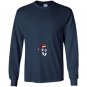 New baby bump first christmas 2016 pregnancy Long Sleeve Gildan