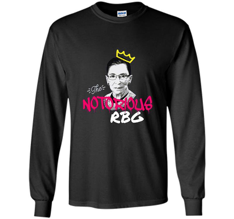 Notorious rbg sweat ruth bader ginsburg feminist Long Sleeve Gildan