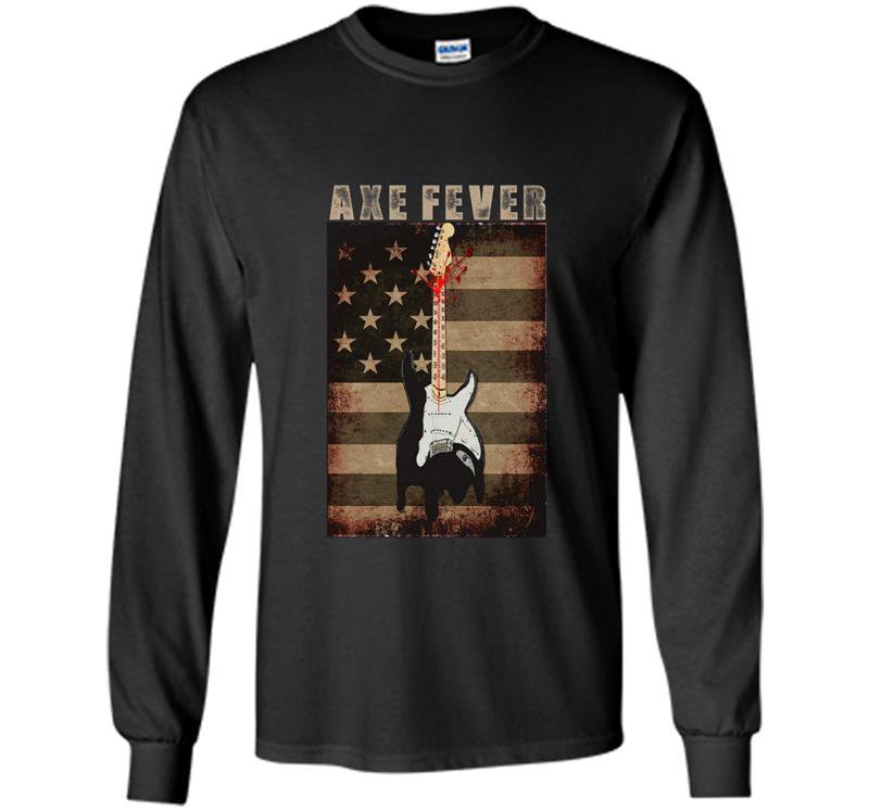 Official joe bonamassa tribut axe fever Long Sleeve Gildan