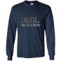 People nah not a big fan introvert funny Long Sleeve Gildan
