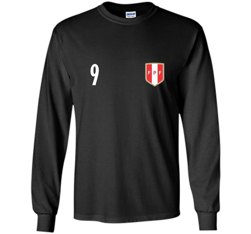 Peru soccer peru peruvian team alternative 9 Long Sleeve Gildan