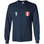 Peru soccer peru peruvian team alternative 9 Long Sleeve Gildan