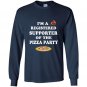 Pizza gift idea pizza party pizza gift basket Long Sleeve Gildan