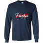 Plumber king of trades plumber Long Sleeve Gildan