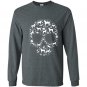 Pooch sugar skull cute cane corso dog Long Sleeve Gildan