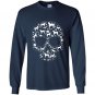 Pooch sugar skull cute cane corso dog Long Sleeve Gildan