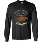Powers combined platypus slate Long Sleeve Gildan