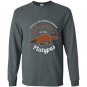 Powers combined platypus slate Long Sleeve Gildan