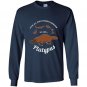 Powers combined platypus slate Long Sleeve Gildan