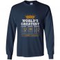 Premium worlds greatest chord guitar dad Long Sleeve Gildan