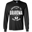 Promoted to grandma 2016 Long Sleeve Gildan