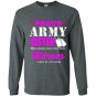 Proud army sister Long Sleeve Gildan