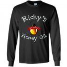 Rickys honey oil boys its decent Long Sleeve Gildan