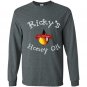 Rickys honey oil boys its decent Long Sleeve Gildan