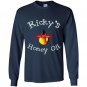 Rickys honey oil boys its decent Long Sleeve Gildan