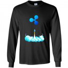 Ripple to the moon xrp crypto currency tee Long Sleeve Gildan