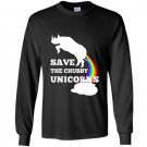 Save the chubby unicorns Long Sleeve Gildan
