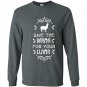Save the drama for your llama Long Sleeve Gildan