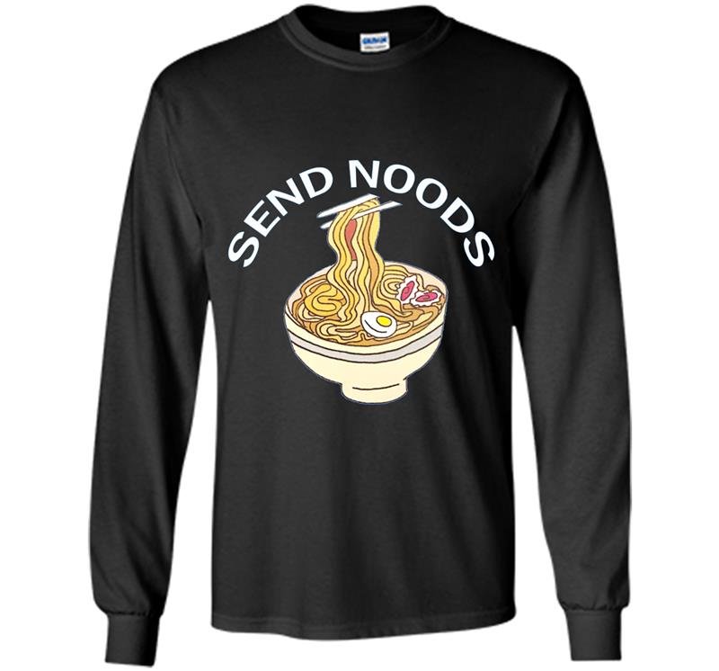 Send noods cup noodles for being home alone tee Long Sleeve Gildan