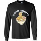 Send noods cup noodles for being home alone tee Long Sleeve Gildan