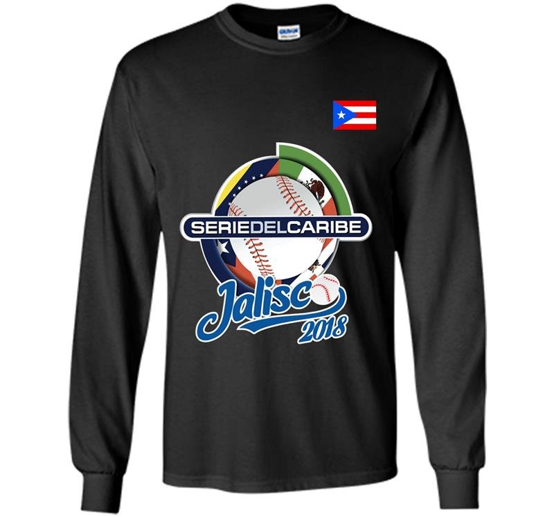 Serie caribe 2018 team puerto Long Sleeve Gildan