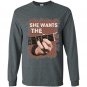 She wants the d chord guitar Long Sleeve Gildan